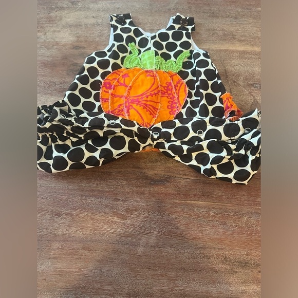 La Jonns toddler Pumpkin Romper size 9 months - Picture 3 of 8